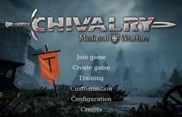 Chivalry: Medieval Warfare Title Screen
